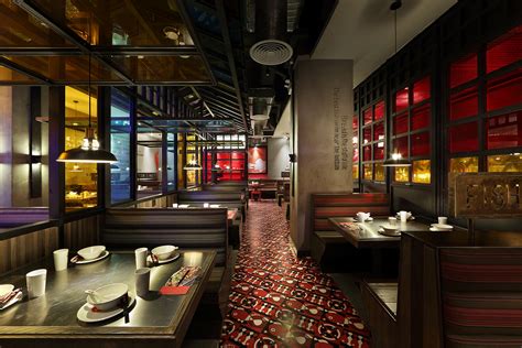 深圳鱼火锅餐厅装修升级 鱼满塘 手绘插画在餐厅中的抢眼表现-设计案例-建E室内设计网