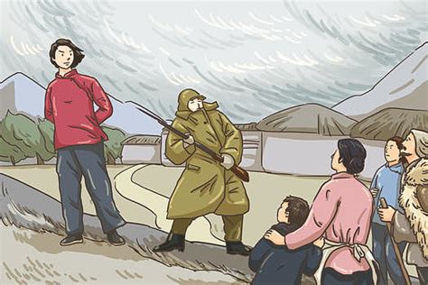 红色卡通抗战胜利日建军节军人儿童原创海报背景插画素材免费下载 - 觅知网