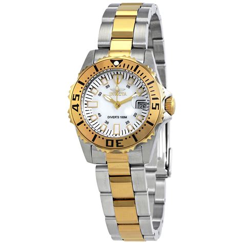 Invicta Pro Diver Mother of Pearl Dial Ladies Watch 6895 - Pro Diver ...