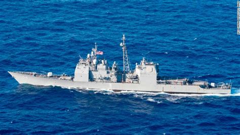 美国海军第七舰队巡洋舰又过台湾海峡_新闻频道_中华网