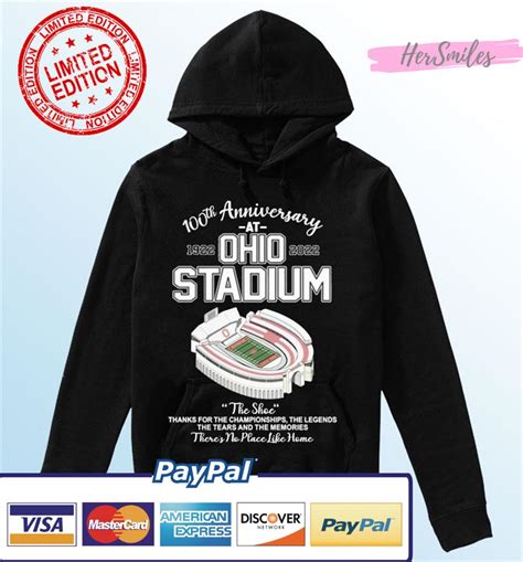 The Shoe Ohio Stadium 100th Anniversary 1922-2022 Shirt - Hersmiles