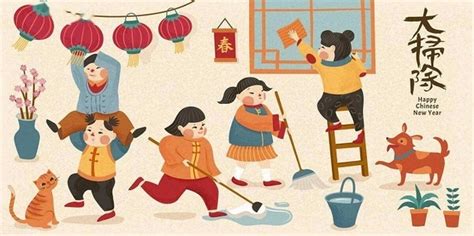 中国习俗新年拜年插画图片下载-正版图片400953799-摄图网