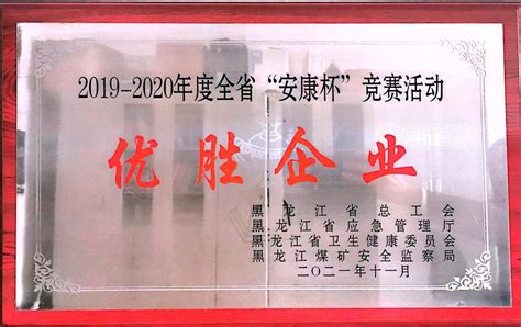 我校获黑龙江省2019—2020年度“安康杯”竞赛优胜集体荣誉称号-校工会