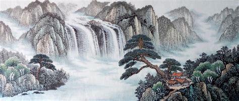 富有诗意的山水画名称,山水画起名,寓意吉祥的山水画_大山谷图库