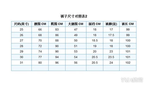 【图】女裤尺码对照表 告诉你身体各项参数测量方法(2)_女裤尺码对照表_伊秀服饰网|yxlady.com