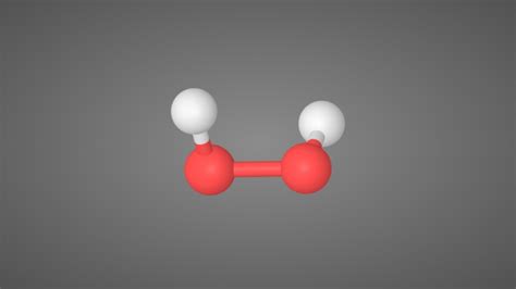 过氧化氢分子结构模型_火花学院