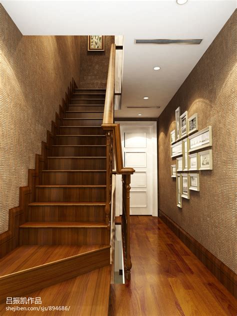 带阁楼楼梯效果图图片 – 设计本装修效果图