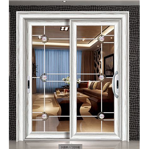 铁艺大门金属房间玻璃铁门家装黑钢进户卫生间门中式玻璃铁格子门-阿里巴巴