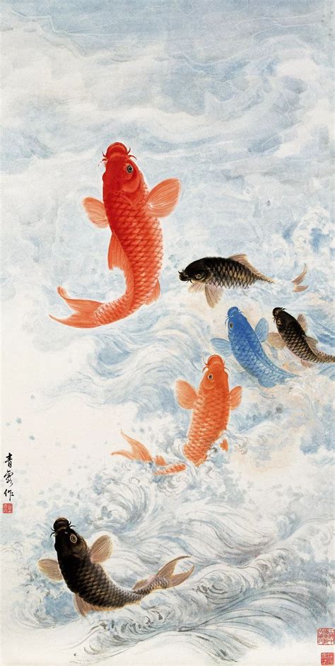 海阔凭鱼跃——吴青霞之《鱼跃》 - 中国书画收藏家协会