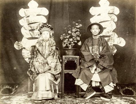 一组真实的清朝老照片，图9是曾国藩女儿的结婚照-天下老照片网