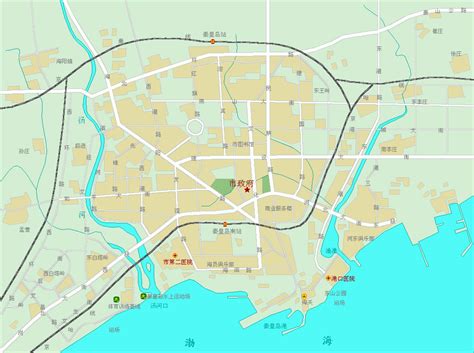 秦皇岛地图 - 图片 - 艺龙旅游指南