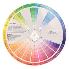 Generic Wheel Practical Color Chart Selector Paper For Tattoo Nail ...