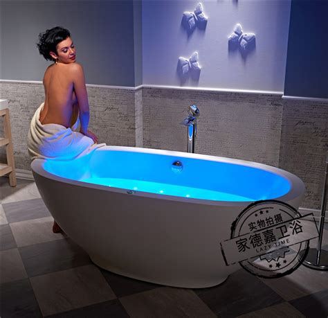 *成人家用浴缸浴盆独立式按摩广东省含智能亚克力椎圆形豪华浴池-阿里巴巴