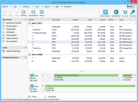 EaseUS Partition Master Free Review: Partition Manager for Windows PC