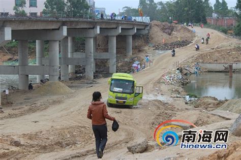 儋州村民反映长坡桥修修停停难竣工 公路局回应年底完工-新闻中心-南海网