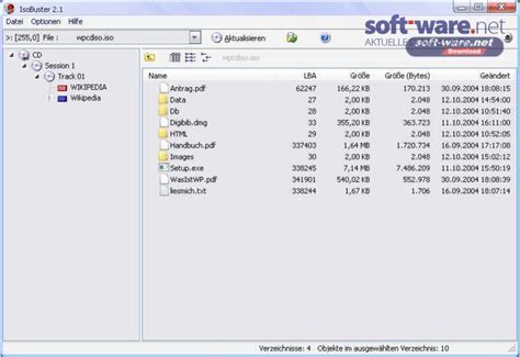 IsoBuster - Download (Windows / Deutsch) bei SOFT-WARE.NET