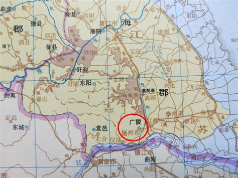 广陵是现在江苏省的哪个地方？古代的广陵的位置地图 - 必经地旅游网