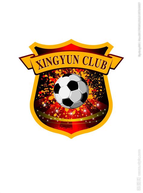 足球队徽设计图__海报设计_广告设计_设计图库_昵图网nipic.com