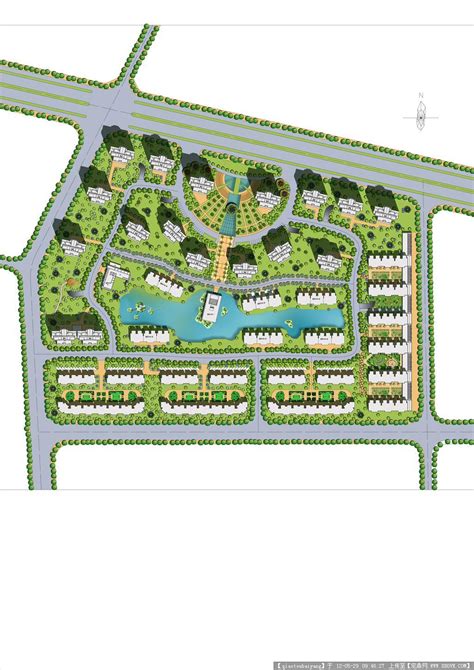 住宅小区景观规划方案CAD总平图