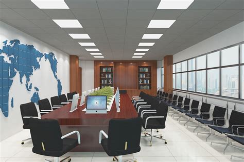现代办公-会议室|空间|家装设计|室内设计师周超 - 原创作品 - 站酷 (ZCOOL)
