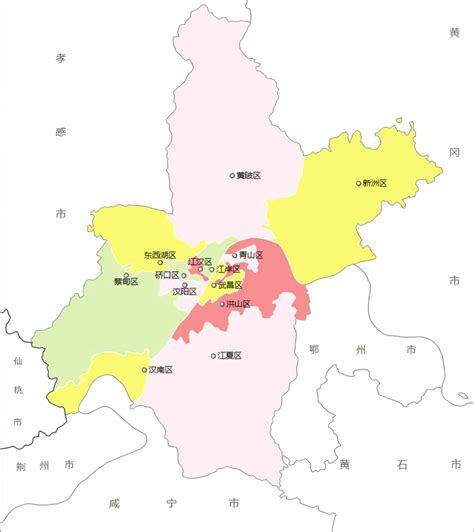 2022年版标准地图发布！来看武汉各区最新、最全地图→_武汉_新闻中心_长江网_cjn.cn