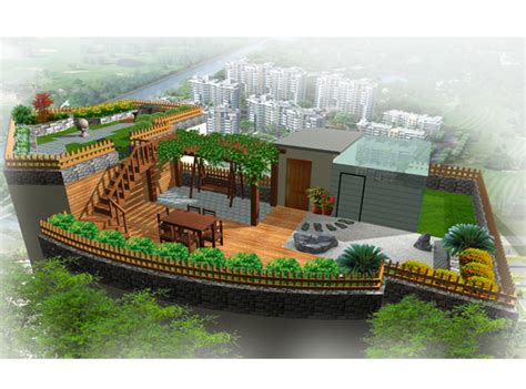 屋顶花园-江西瑞璟园林景观设计有限公司