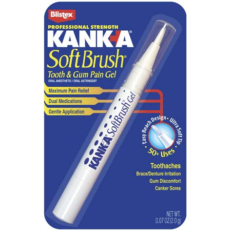 Kanka Maximum Strength Soft Brush Tooth and Gum Pain Gel, 0.07 Oz - Walmart.com - Walmart.com