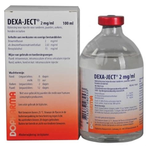Dexa-ject 2 mg ml Injection 100ml by Alexnicole Vet, 50 ml dexa ject ...