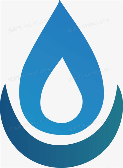 自来水公司纯净的水蓝色简约公众号首图海报模板下载-千库网