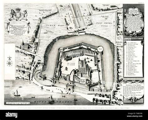 1597 map of tower of london hi-res stock photography and images - Alamy