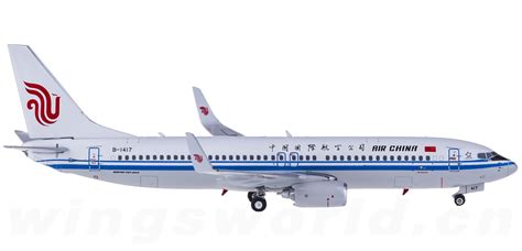 PH11395 Air China 中国国际航空 Boeing 737-800 B-1417 Phoenix 1:400 -飞机模型世界