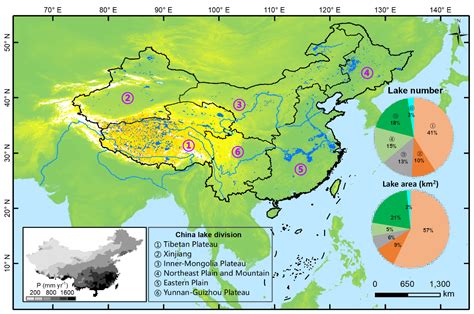 中国河流分布地图