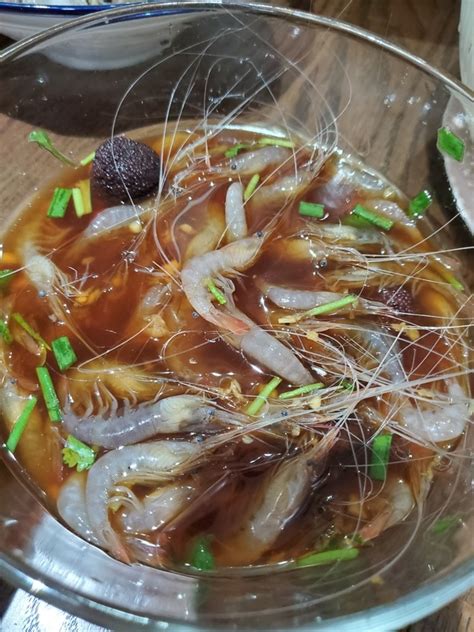 【呛虾(醉虾)的做法步骤图，怎么做好吃】醉蟹lu_下厨房
