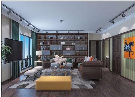 Y云南大理幸福里二期-100平米三居现代风格-谷居家居装修设计效果图