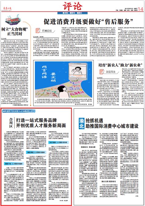 加快建设全国重要人才高地进行时｜合川区打造一站式服务品牌 开创优质人才服务新局面 - 重庆日报