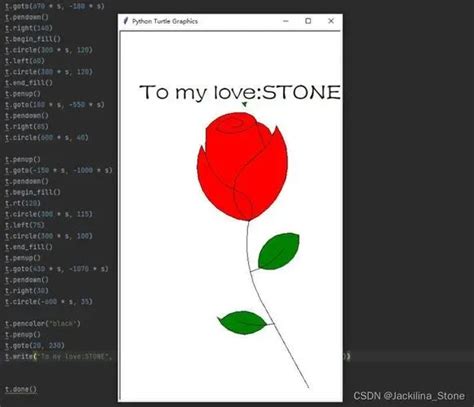 一朵玫瑰花的python代码,python玫瑰花代码讲解 | AI技术聚合