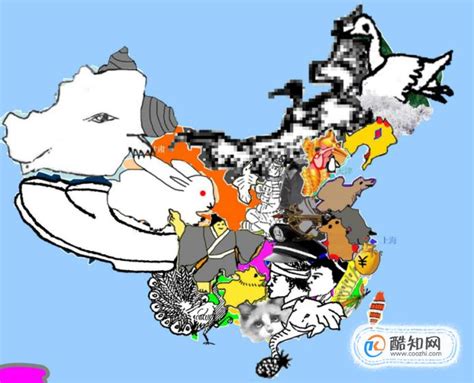 中国的34个省级行政单位地图各像什么-