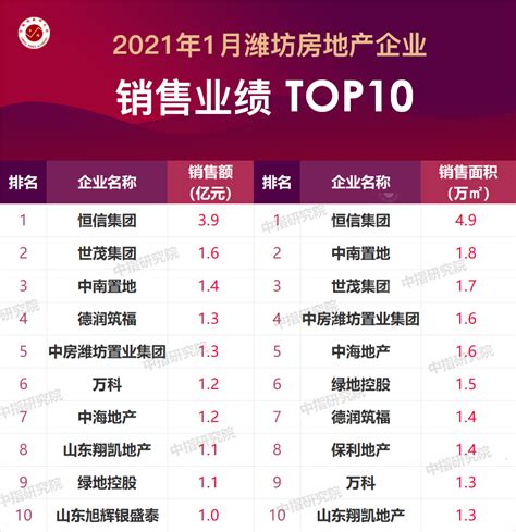 2020年潍坊房地产企业销售业绩排行榜_手机新浪网