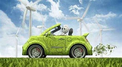 新能源汽车创意绿色合成背景图片免费下载-千库网