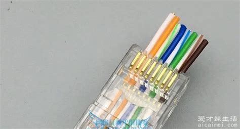 六类网线线序及颜色图（六类网线与水晶头接法） - 路由网
