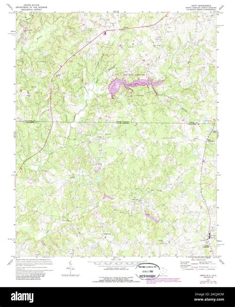 USGS TOPO Map South Carolina SC Unity 261666 1971 24000 Restoration ...