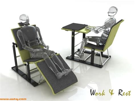 多功能办公桌变身多角度休闲椅 | 创意悠悠花园
