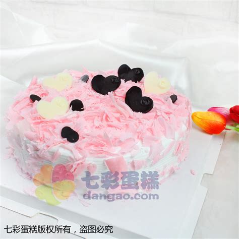 蛋糕-粉色甜心_七彩蛋糕