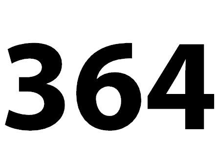 Zahl 364
