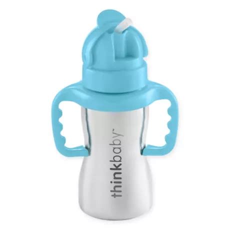 thinkbaby™ 9 fl. oz. Thinkster of Steel Sippy Cup with Straw | buybuy BABY