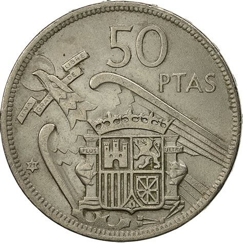 #426227 Monnaie, Espagne, Caudillo and regent, 50 Pesetas, 1971, TTB+ ...