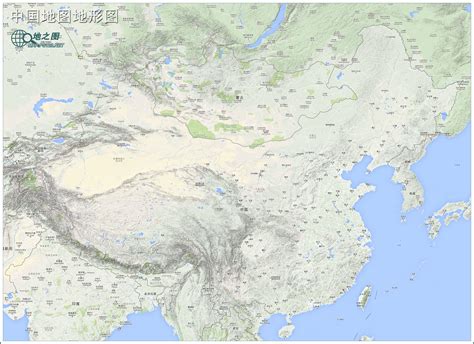 中国地形图-中国地形图