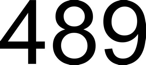 489 — четыреста восемьдесят девять. натуральное нечетное число. в ряду ...