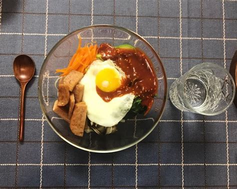 【自制韩式辣酱拌饭的做法步骤图，怎么做好吃】CC樱桃_下厨房