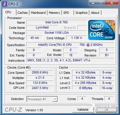 测试成绩公布_Intel 酷睿i5 760（盒）_CPUCPU评测-中关村在线
